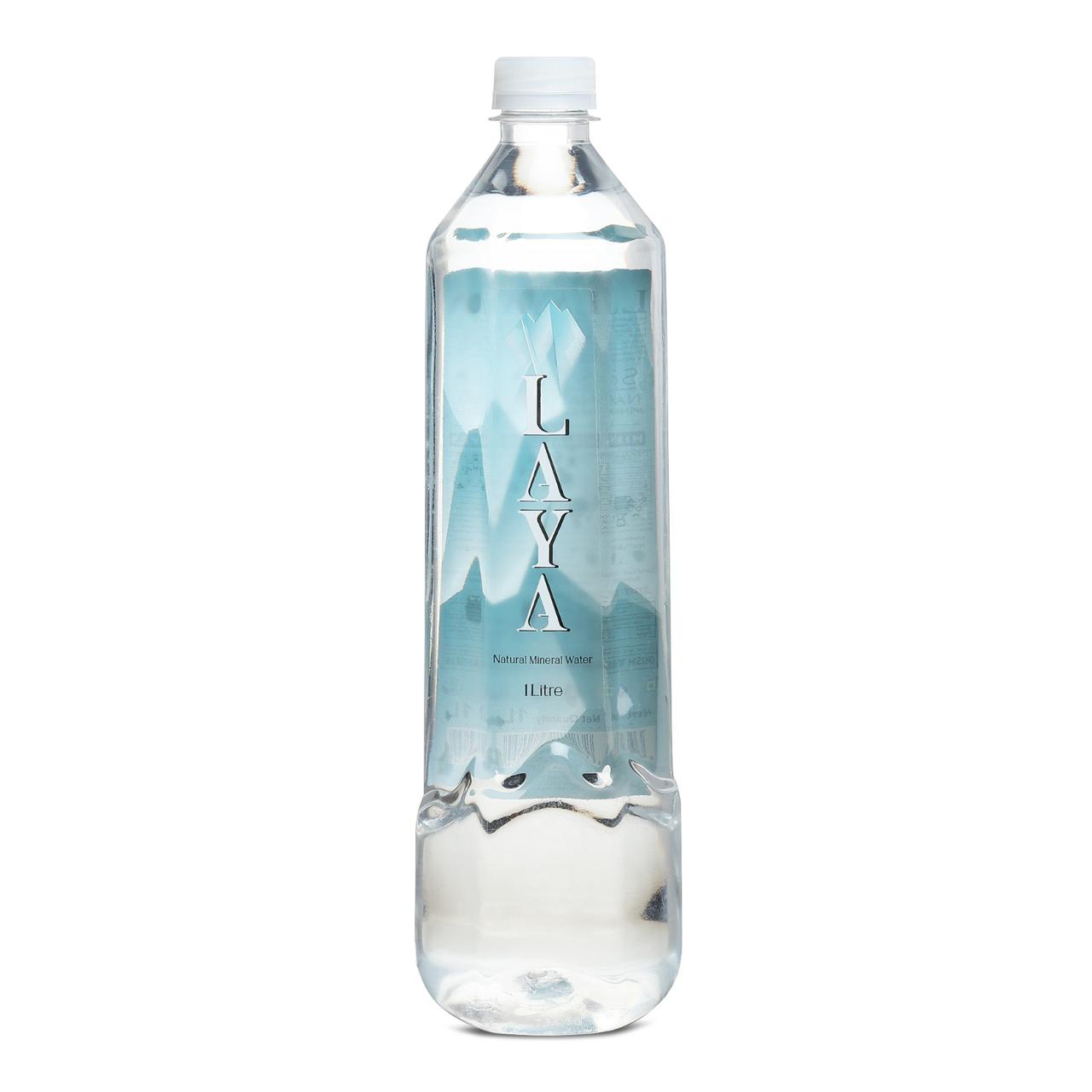 Laya White Premium Flint Glass Bottle